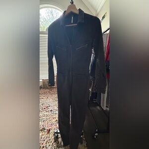 Free People Black Jumpsuit